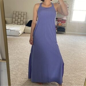 Athlete Elegant Purple Maxi Dress